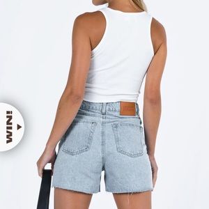 Princess Polly Laurena Denim Shorts